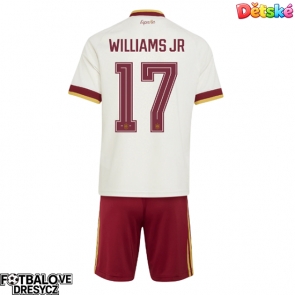 Španělsko Nico Williams #17 Dětské Venkovní dres komplet MS 2026 Krátký Rukáv (+ trenýrky)